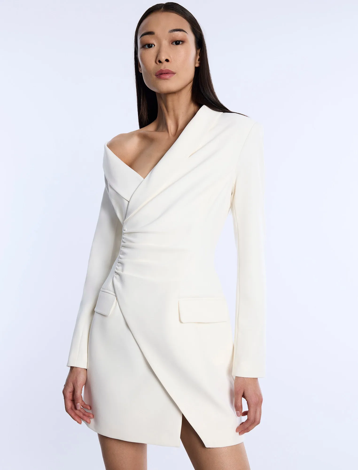 Asymmetrical Off Shoulder Dress