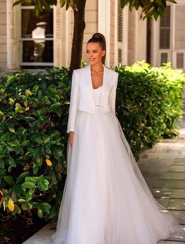Beans White Wedding Dress
