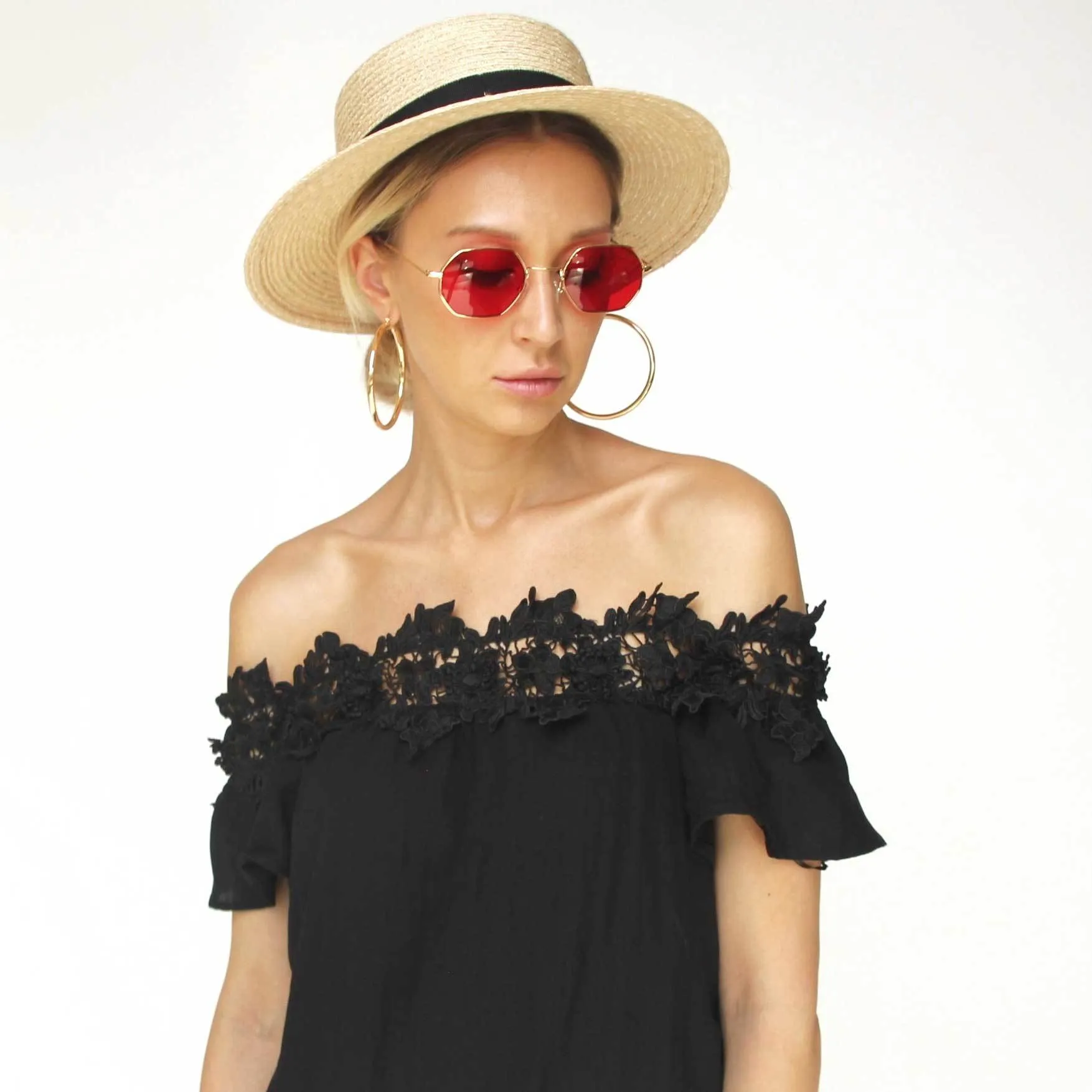 Black Off Shoulder Dress