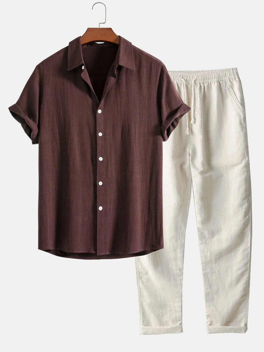 Fashion Canberra | Davit Casual Linen Set