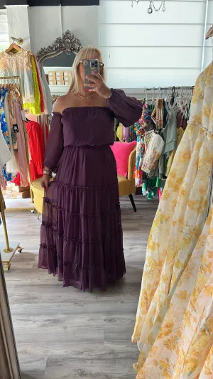 Morado Maxi Dress