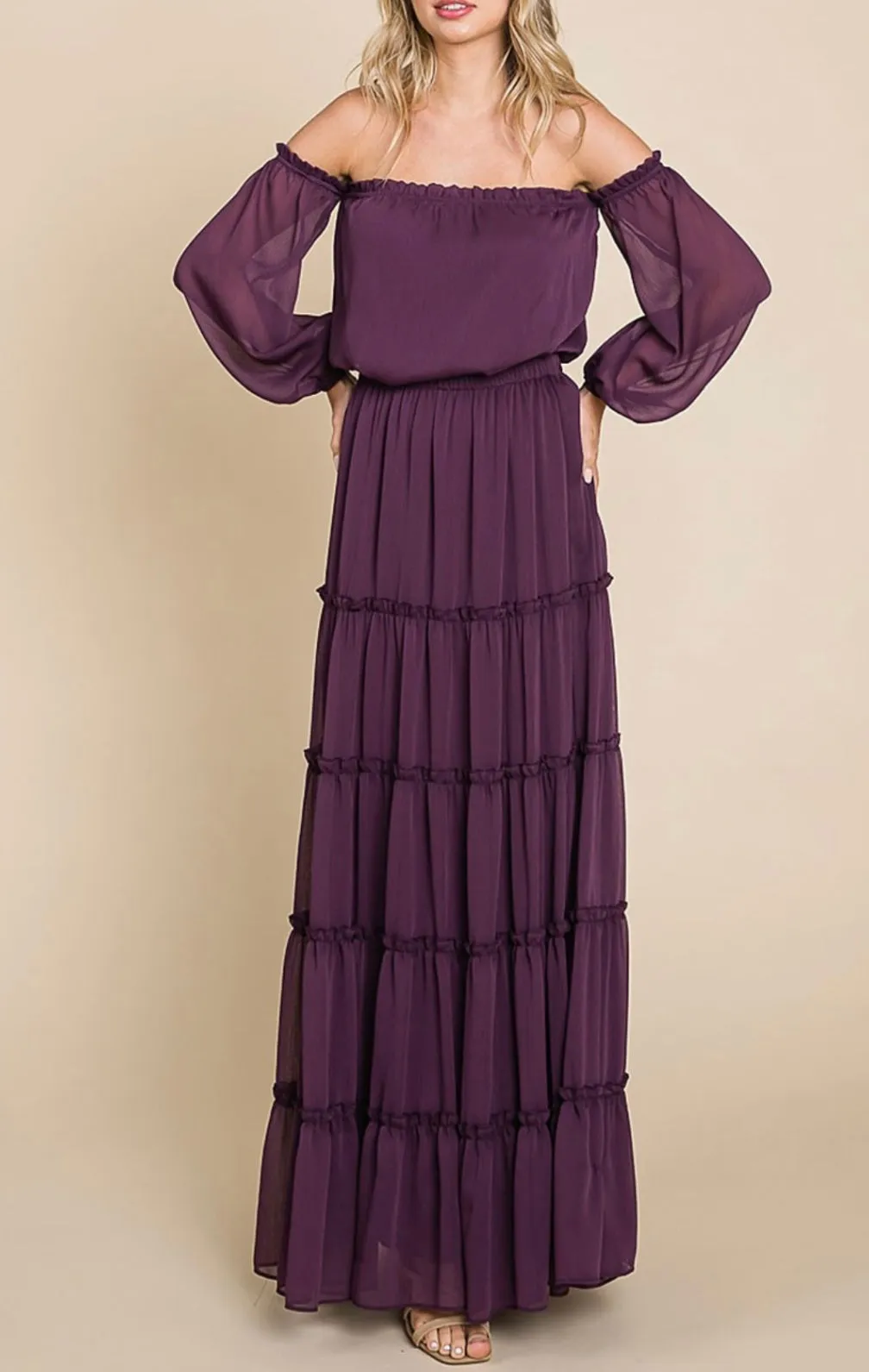 Morado Maxi Dress