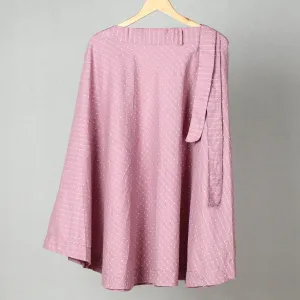 Purple - Jacquard Cotton Wrap Around Skirt 03