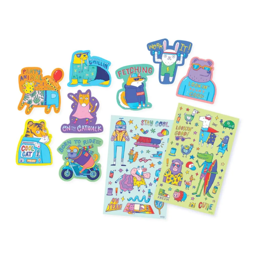 Scented Scratch Stickers-  Dressed To Impress, Cola Scented