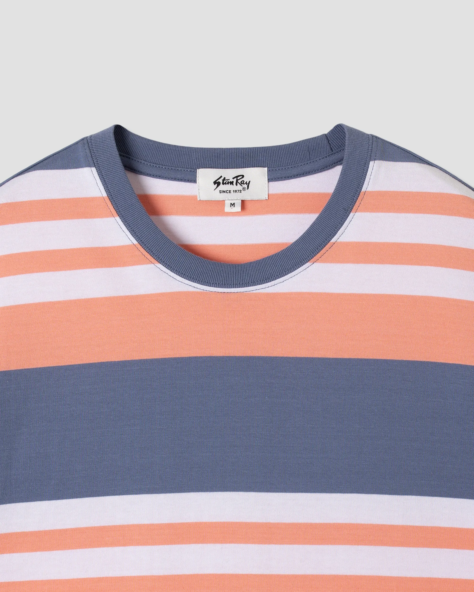 Stripe Tee (Washed Red)