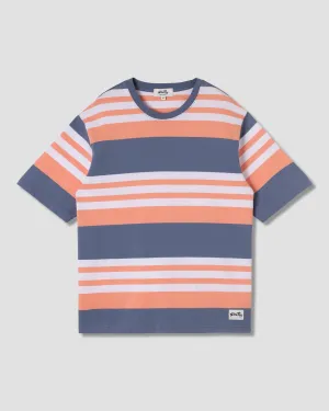 Stripe Tee (Washed Red)