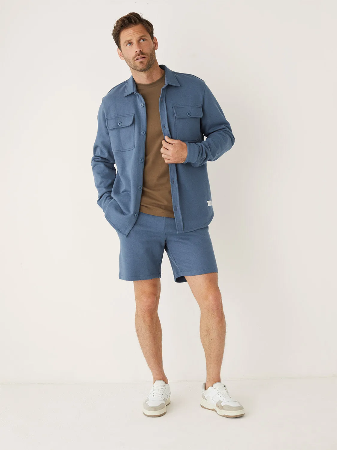 The Owen Pull-On 7in Short in Stormy Blue