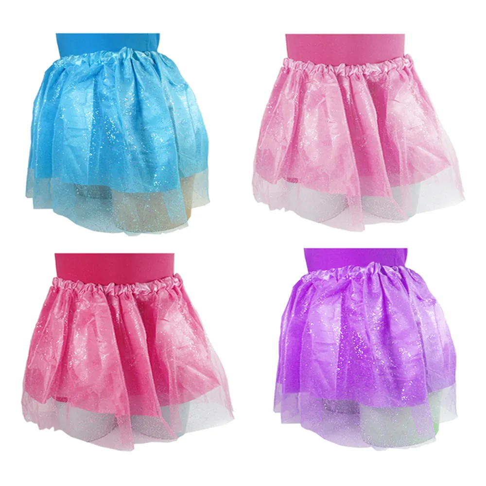 Toddler Kid Color Tutu Skirt Ballet Dress Girls Petticoat Tulle Costume Birthday