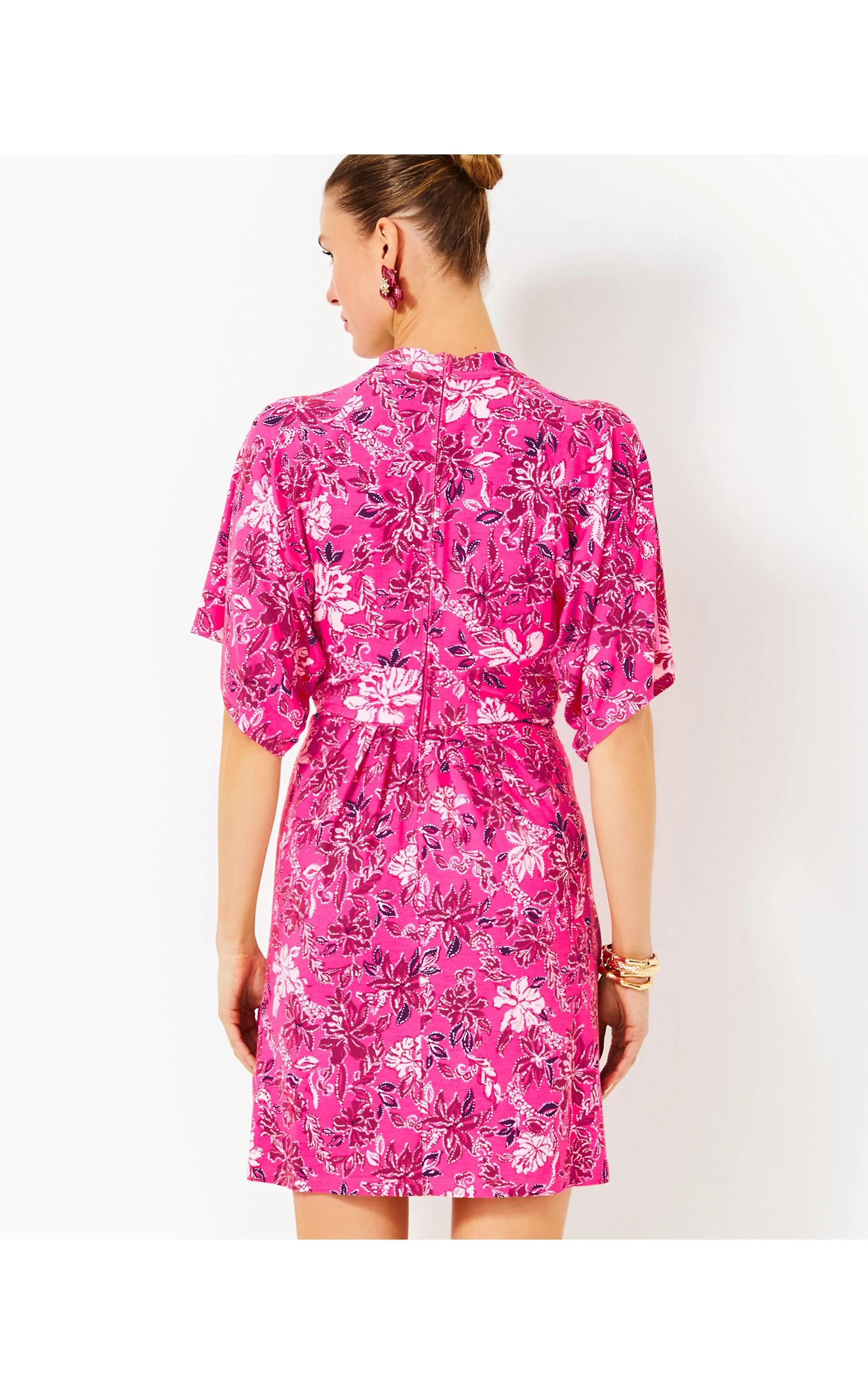 Wisteria V-Neck Dress Giraffic Park