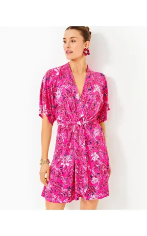 Wisteria V-Neck Dress Giraffic Park